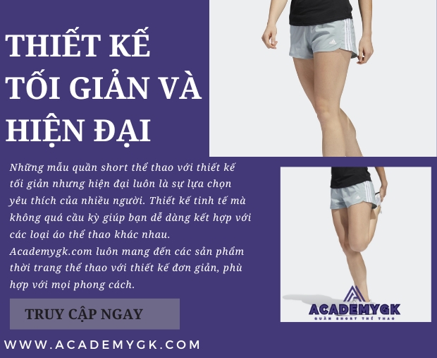 Giới Thiệu QUẦN SHORT THỂ THAO ACADEMYGK